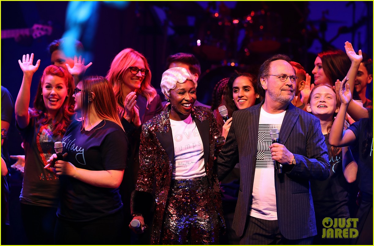 Angela Bassett & Cynthia Erivo Take the Stage at Hillary Clinton's
