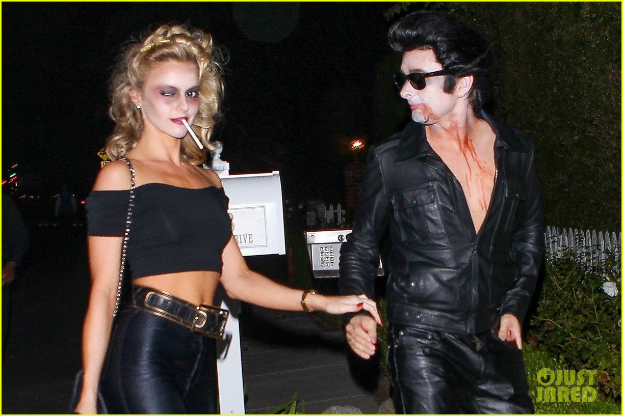 matthew bellamy does bloody grease costume with elle evans 06