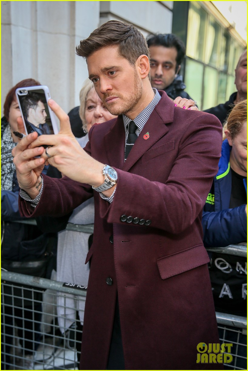 michael buble hits london to promote new album nobody but me 01