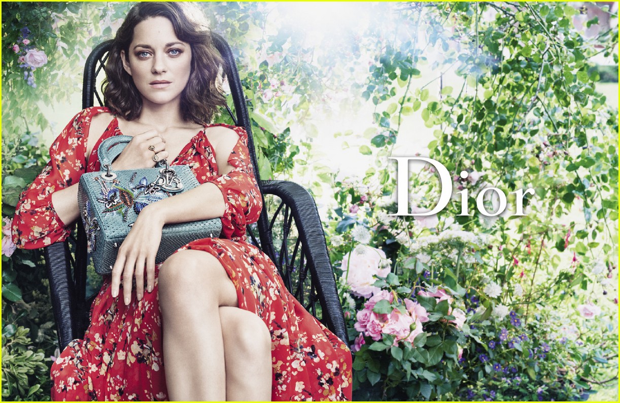 Marion Cotillard Poses in Christian Dior's Childhood Garden for New