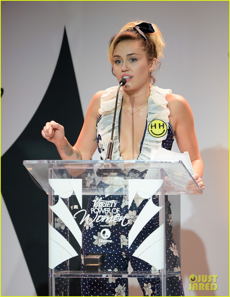 miley cyrus and liam hemsworth couple up at varietys power of women luncheon 293786170