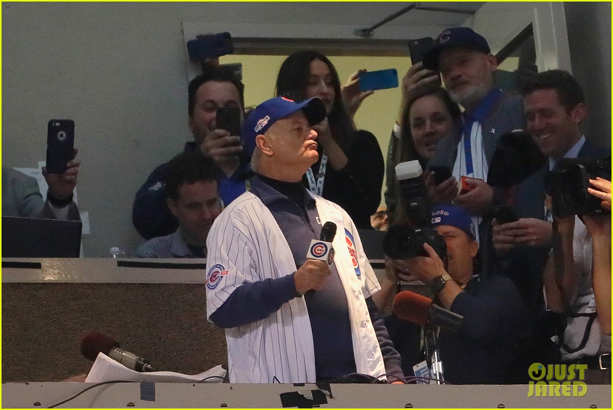 Bill Murray Sings 'Take Me Out to the Ball Game' During the World