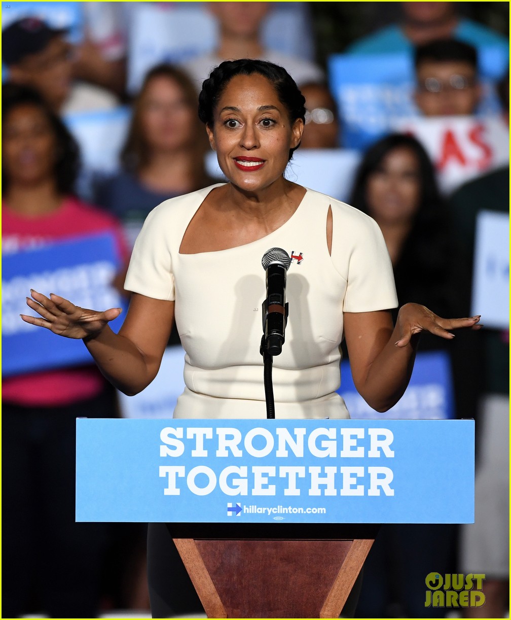 Tracee Ellis Ross Looked So Excited to Introduce Hillary Clinton