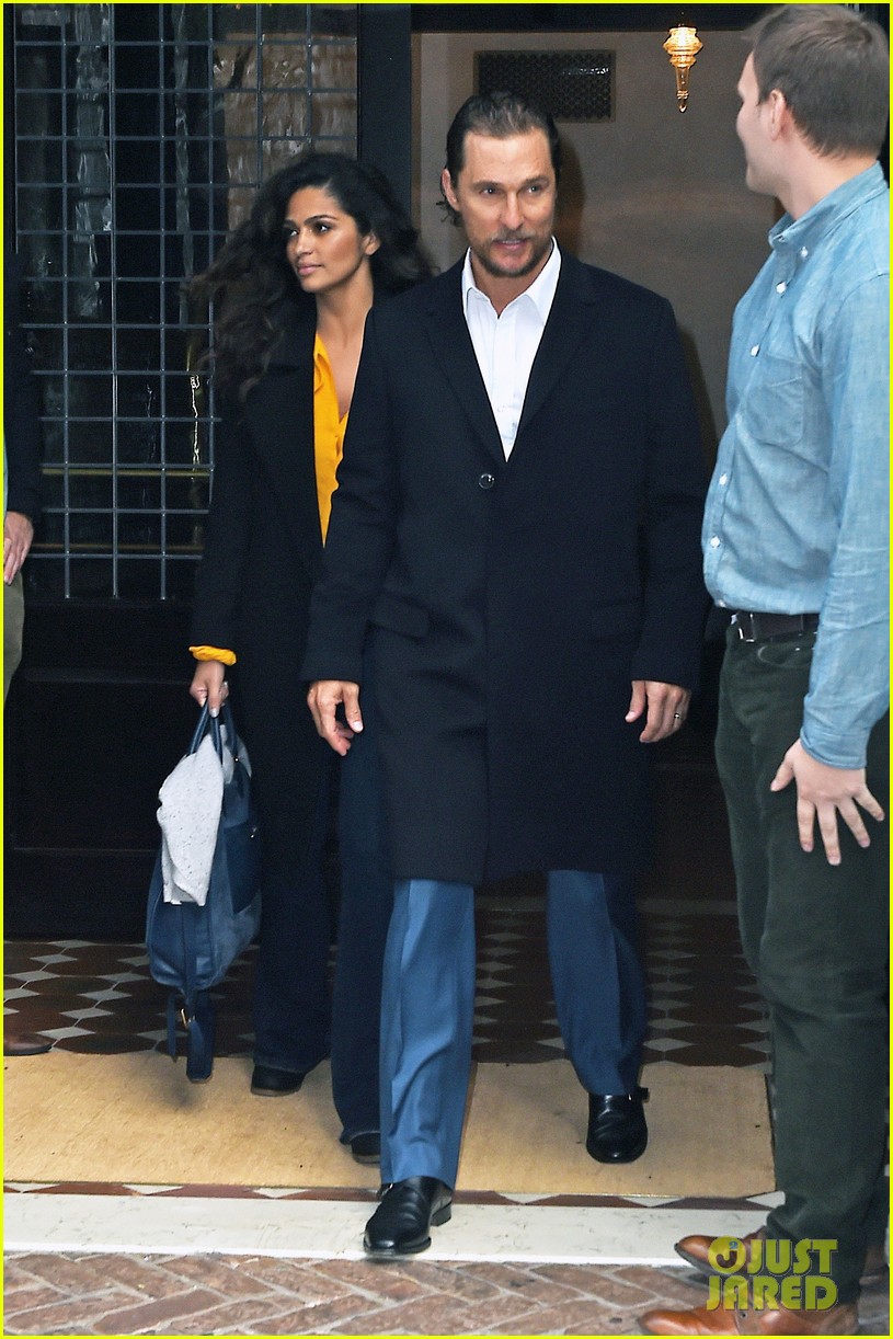 Matthew McConaughey & Camila Alves Step Out for Date Night in NYC