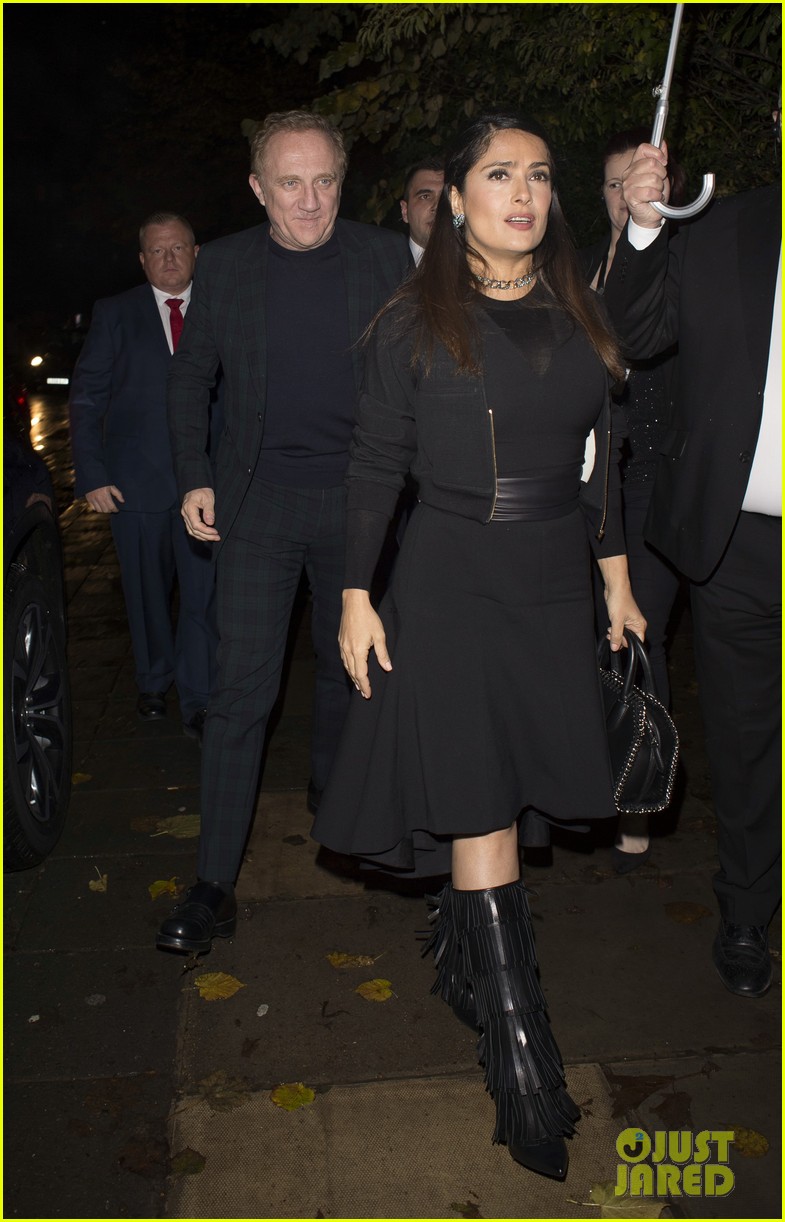 orlando bloom salma hayek more step out to support stella mccartney 11