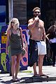 jai courtney looks so hot while shirtless with girlfriend mecki dent 03