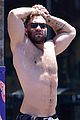jai courtney looks so hot while shirtless with girlfriend mecki dent 04