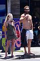 jai courtney looks so hot while shirtless with girlfriend mecki dent 07