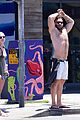jai courtney looks so hot while shirtless with girlfriend mecki dent 10