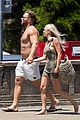 jai courtney looks so hot while shirtless with girlfriend mecki dent 13