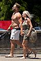 jai courtney looks so hot while shirtless with girlfriend mecki dent 16