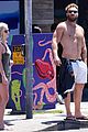 jai courtney looks so hot while shirtless with girlfriend mecki dent 17