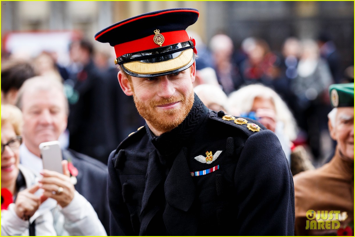 prince harry makes offiical appearanace at fields of remembrance 153805713