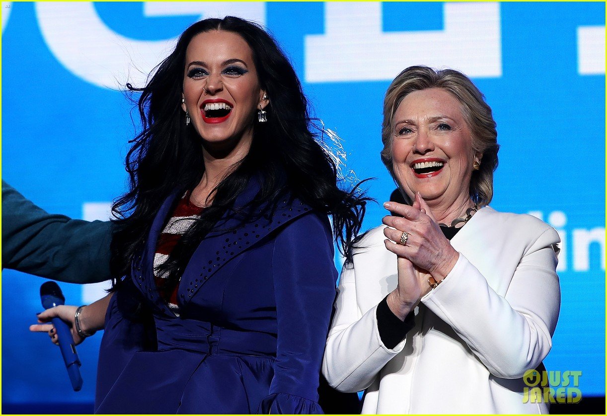 Katy Perry Says She's 'With Madame President' As She Campaigns with