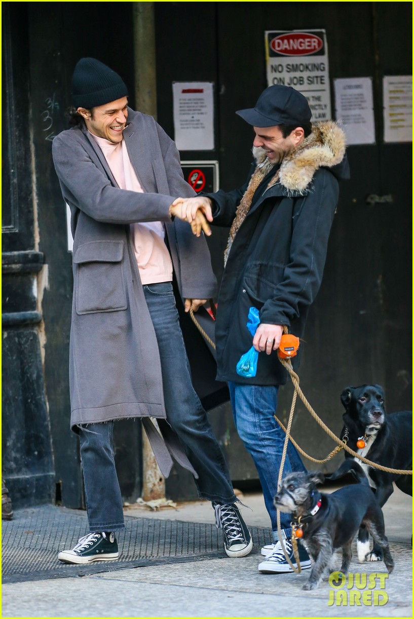 zachary quinto miles mcmillan share cute moment nyc 043800155