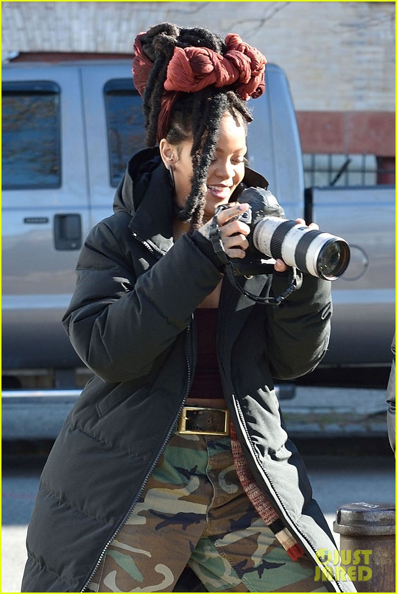 rihanna cate sandra brace the cold while filming oceans eight 023814043