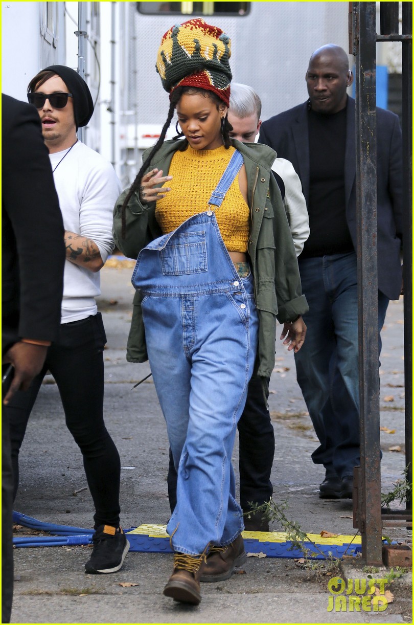 rihanna continues filming oceans 8 in nyc 073802421