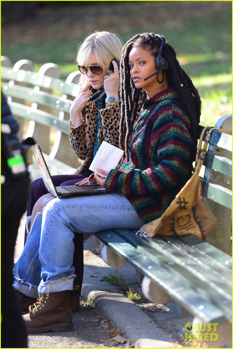 rihanna tech savvy with cate blanchett for oceans eight 053804026