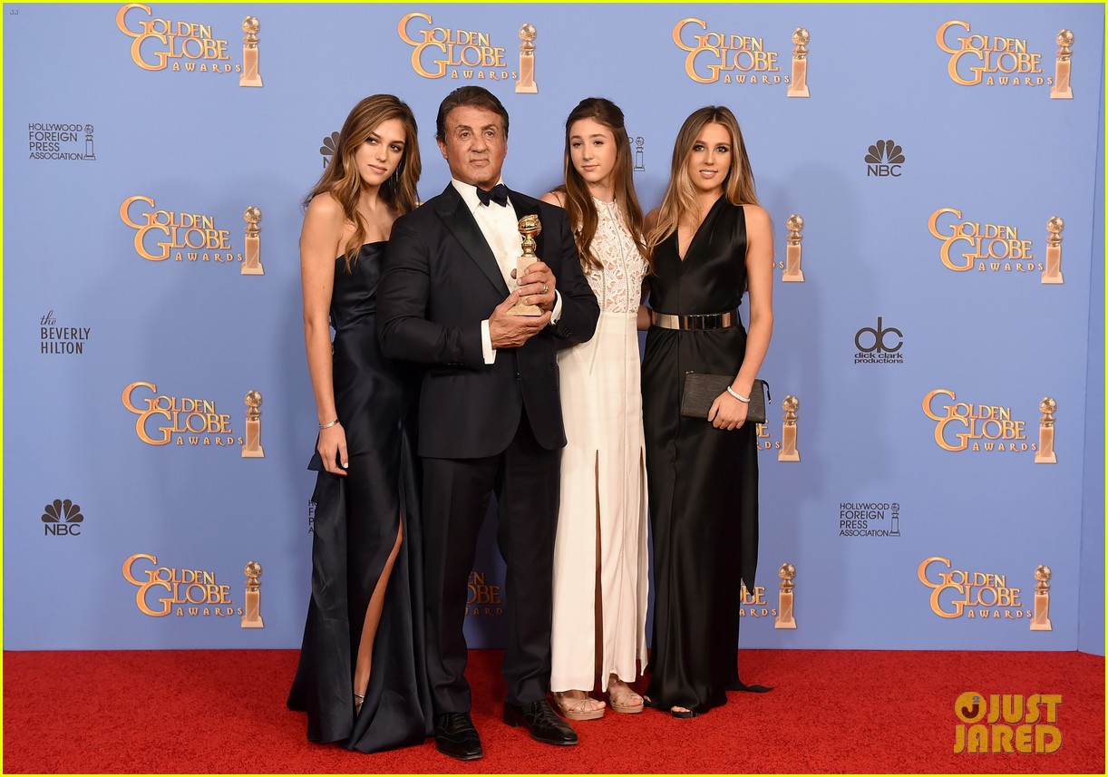 Sylvester Stallone's Daughters Selected as Miss Golden Globe 2017(01)