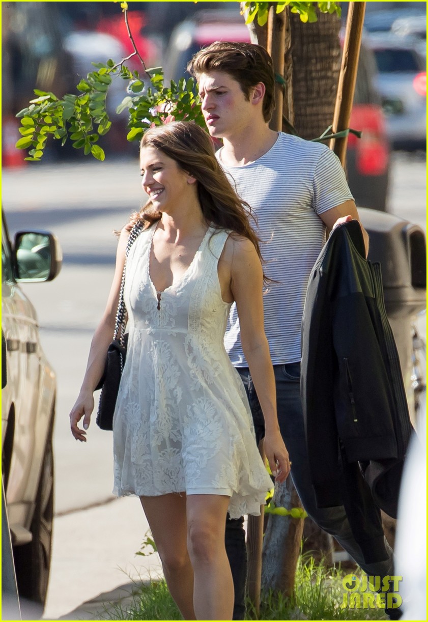 gregg sulkin steps out with mstery brunette 093805381
