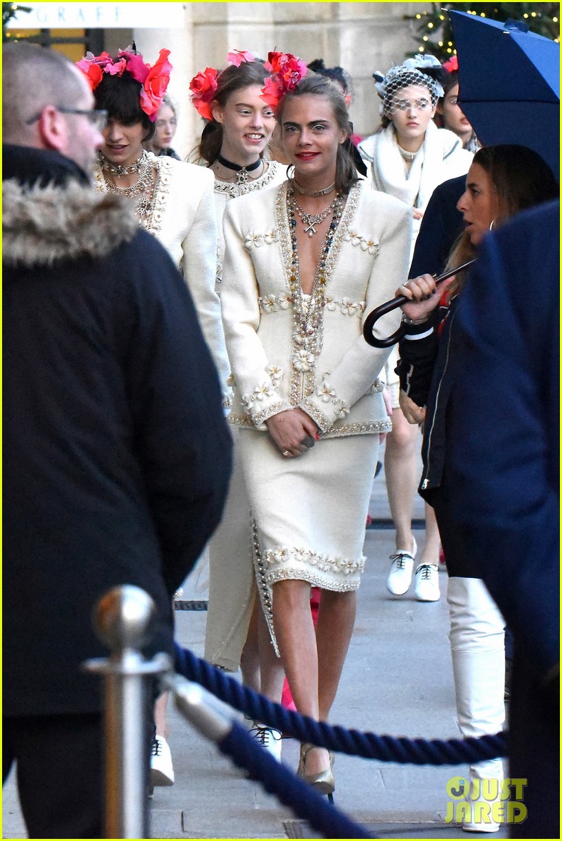 Cara Delevingne Returns to 'Chanel' Runway With LilyRose Depp & Sofia