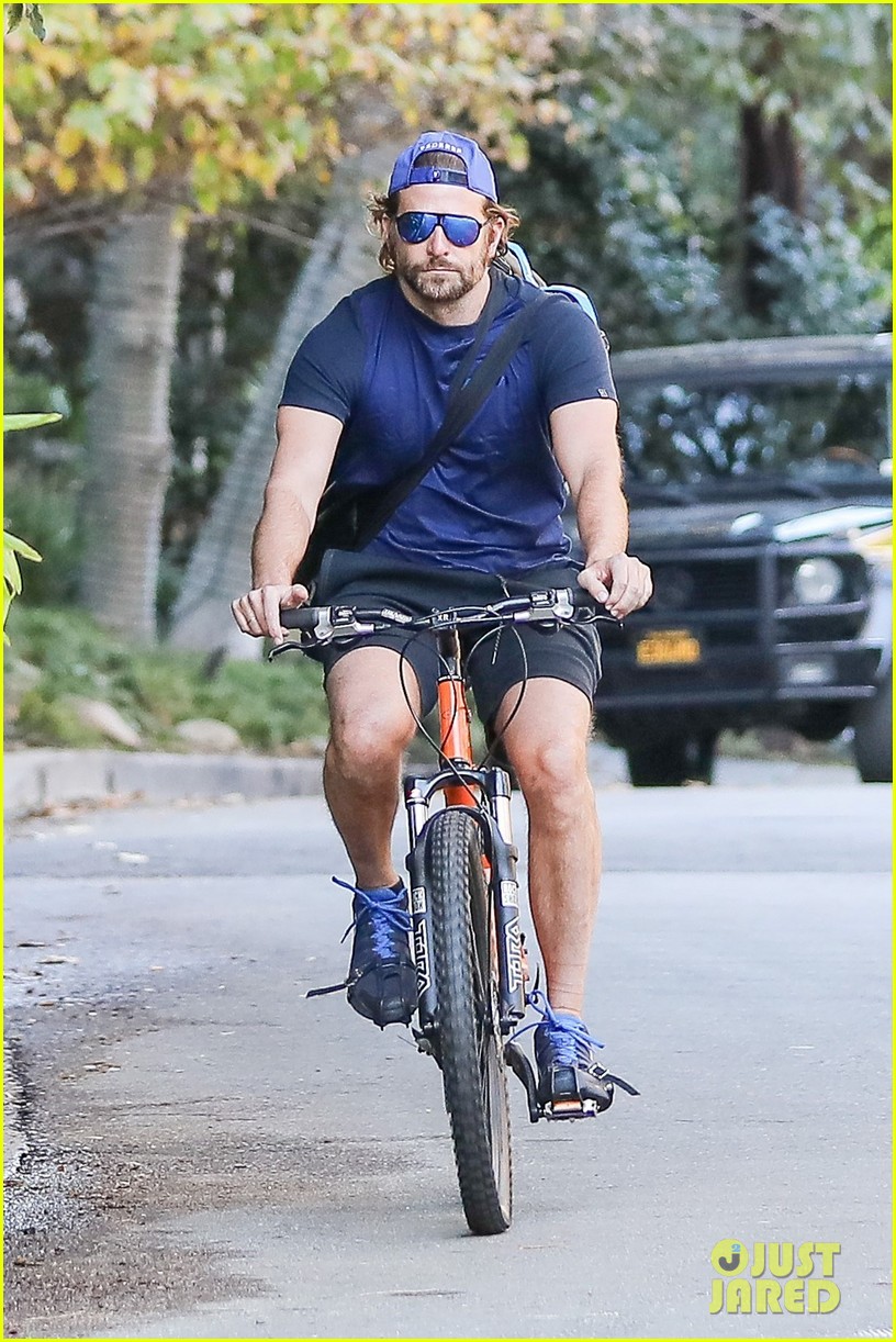 bradley cooper goes on bike ride for his daily workout 213834245