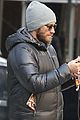 jake gyllenhaal takes his dog atticus for a christmas eve walk 02