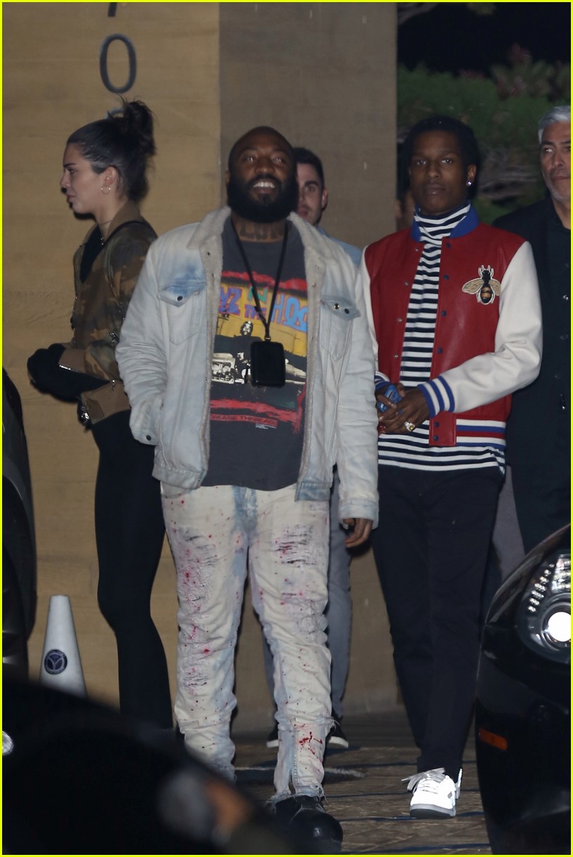 Kendall Jenner & AAP Rocky Grab Dinner on During Night Out Together