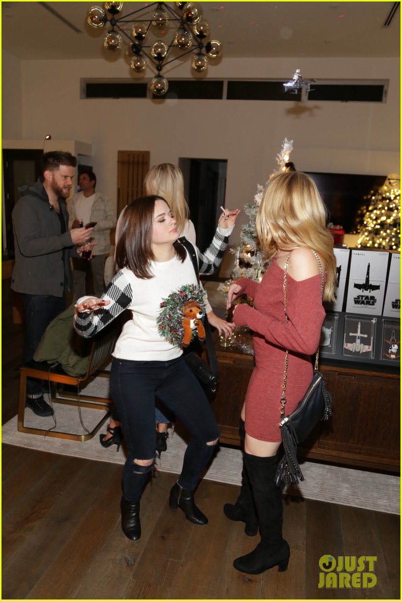 joey king nolan gould just jared holiday party 23