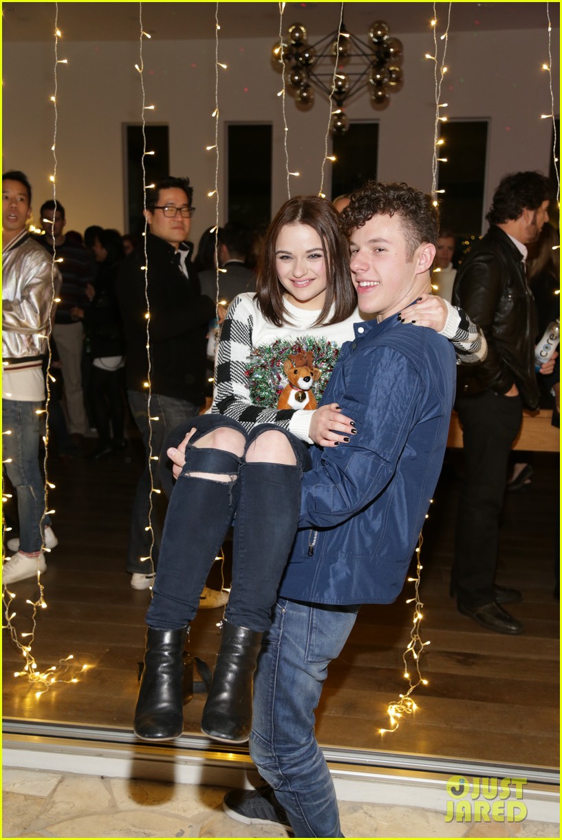 joey king nolan gould just jared holiday party 353831048
