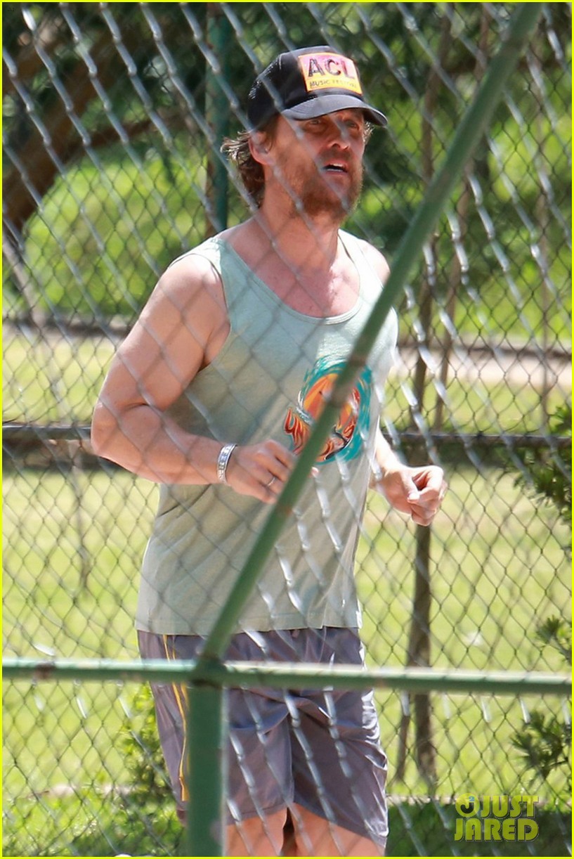matthew mcconaughey gets in a workout in brazil 153832501