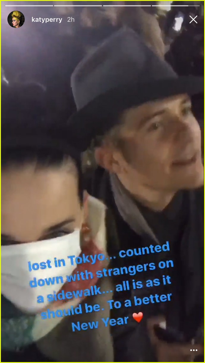 Katy Perry & Orlando Bloom Got Lost in Tokyo on New Year's Eve 2017