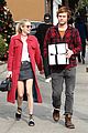emma roberts and evan peters step out to mail their christmas gifts 06