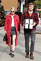 emma roberts and evan peters step out to mail their christmas gifts 07