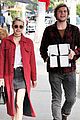emma roberts and evan peters step out to mail their christmas gifts 12