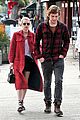emma roberts and evan peters step out to mail their christmas gifts 14
