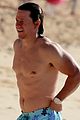 mark wahlberg shirtless beach barbados 08