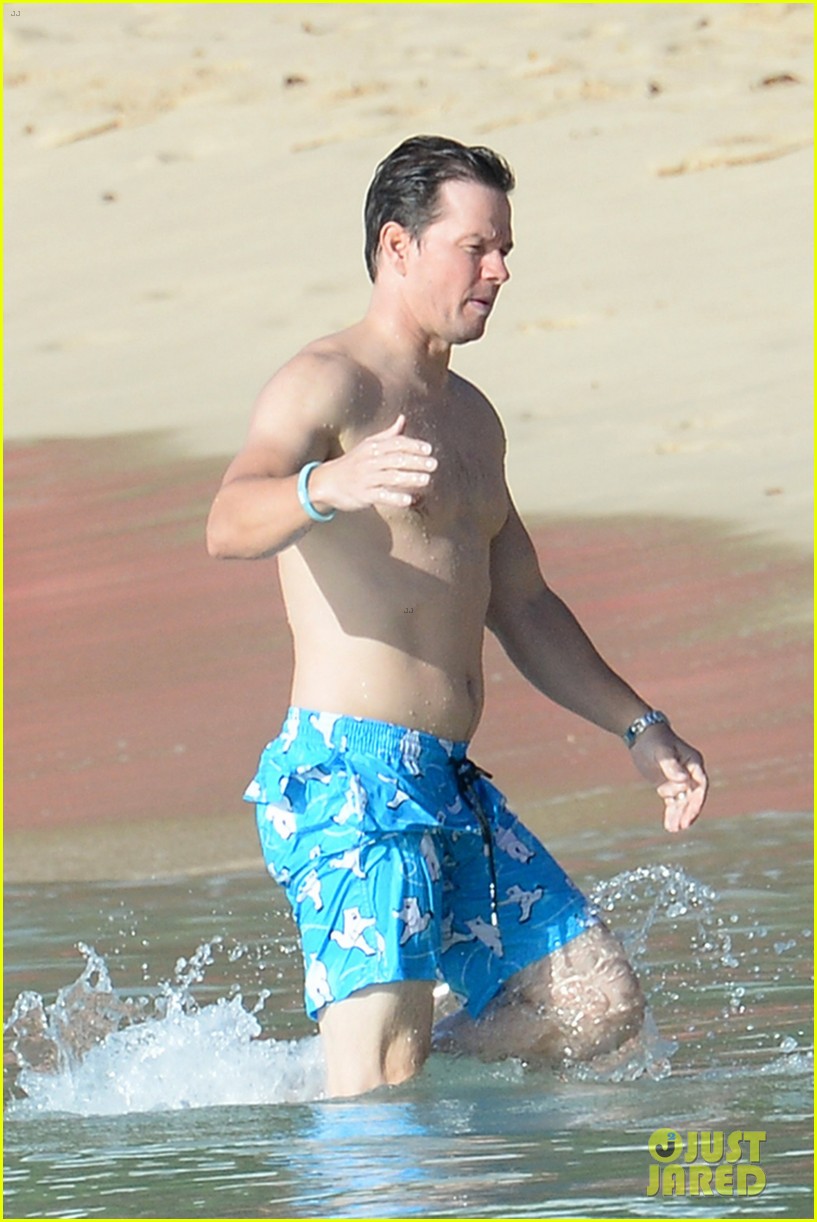 mark wahlberg debuts shorter hair while on vacation 103833753