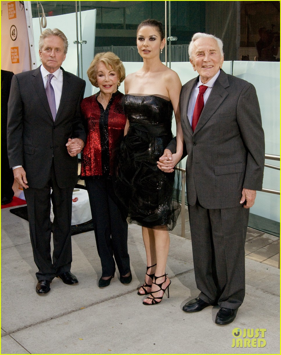 Catherine ZetaJones Makes Video for Kirk Douglas' 100th Birthday