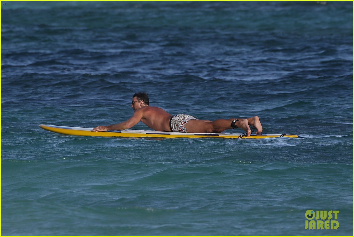 shirtless jerry oconnell goes surfing in his short shorts 293837299