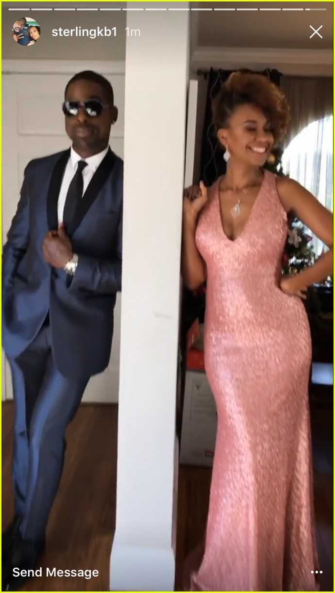 sterling k brown shows off buff body while getting golden globes ready 043838831