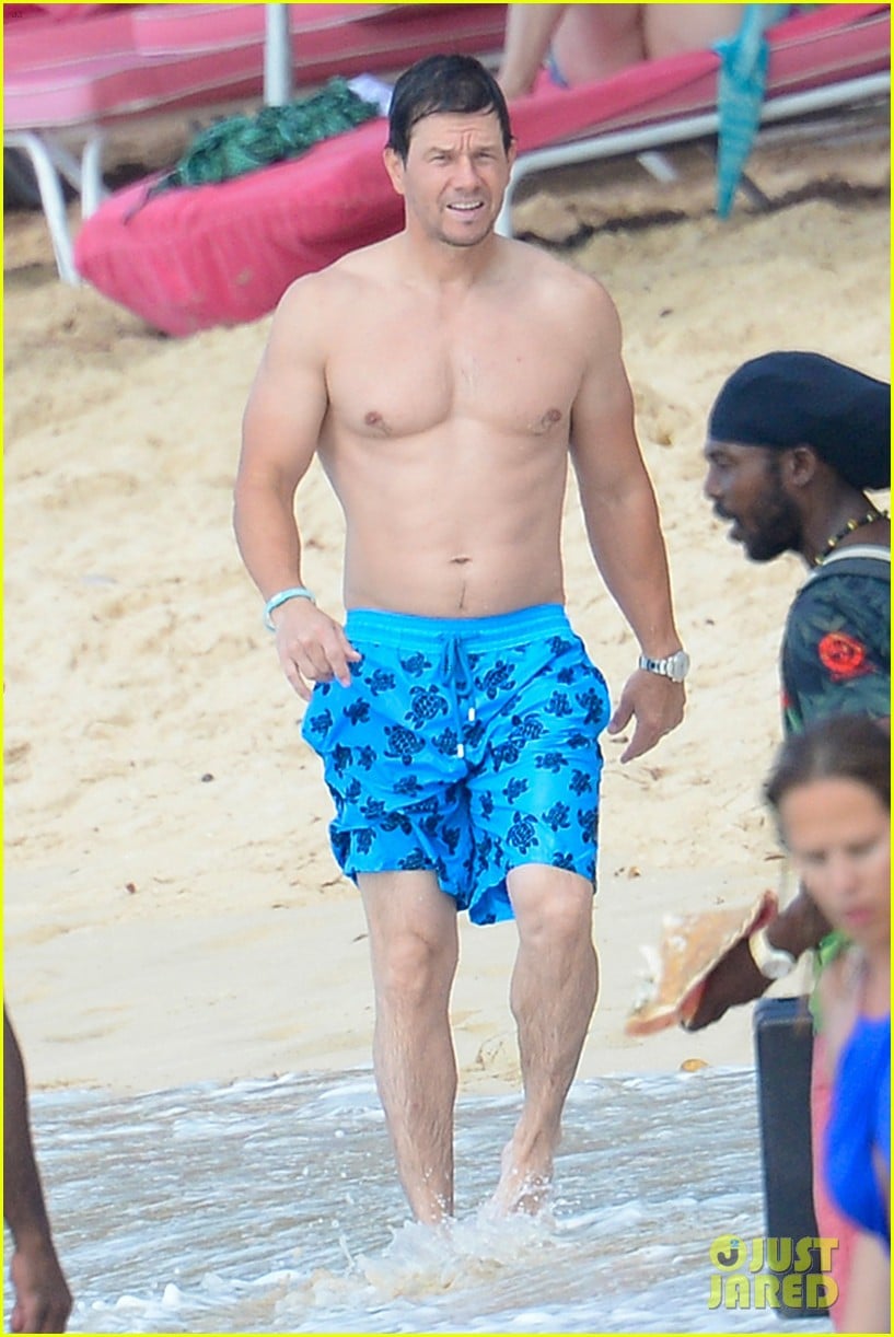new mark wahlberg shirtless photos for the new year 133835613