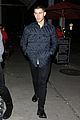 nick jonas goes out to dinner after night out with female friend 02