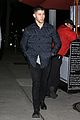 nick jonas goes out to dinner after night out with female friend 04