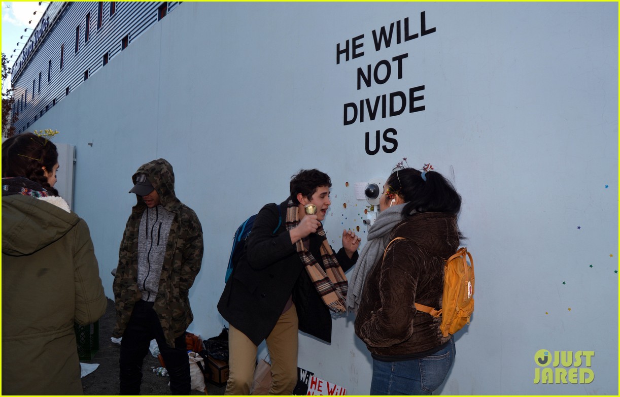 shia labeouf he will not divide us installation shut down 01