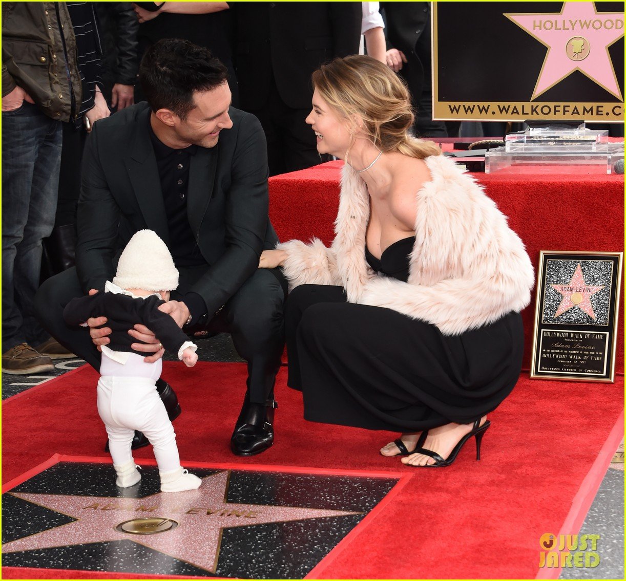 Behati Prinsloo Writes Super Sweet Message for Adam Levine After Walk