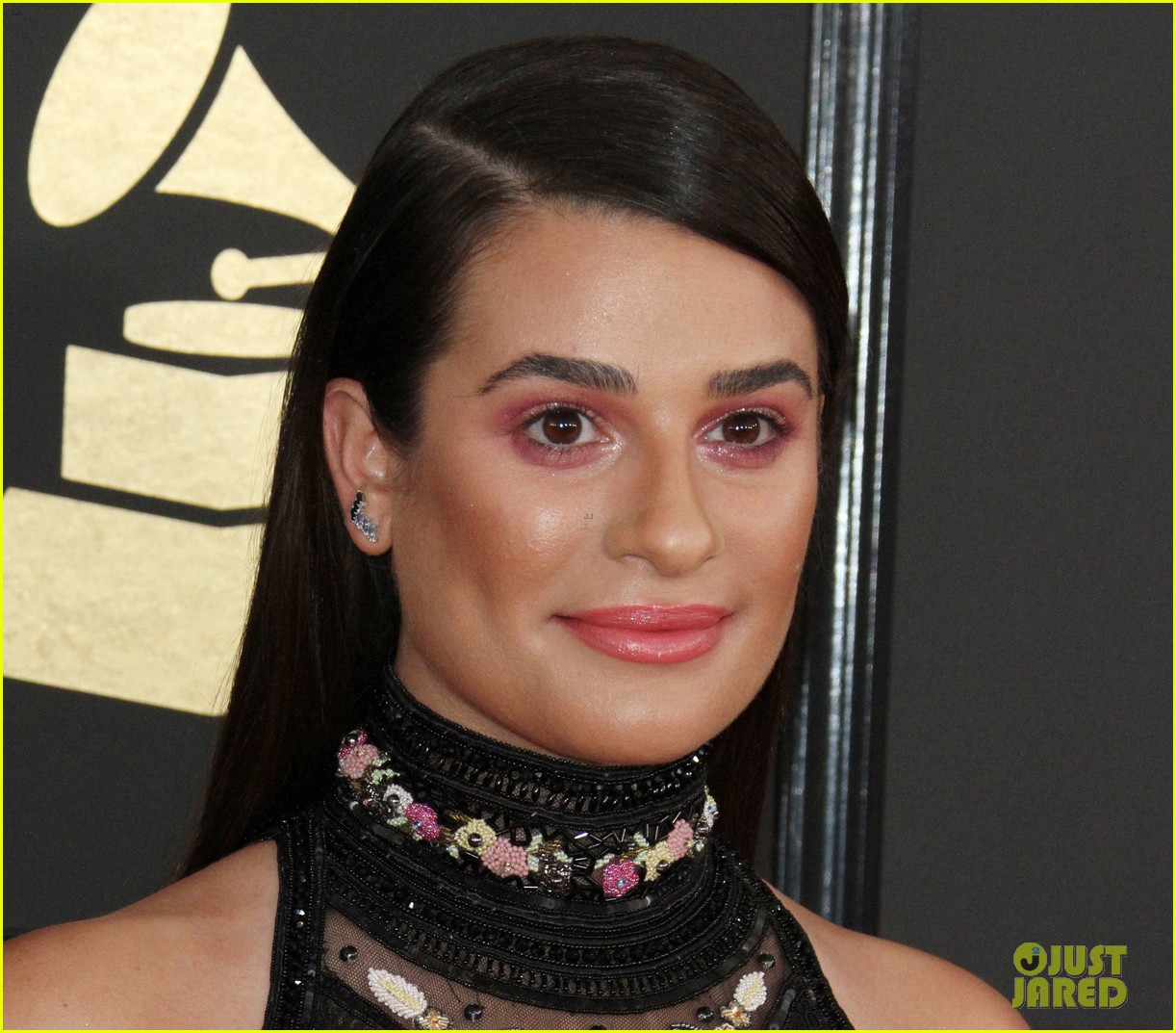 Lea Michele Kicks Off Grammys 2017 Red Carpet! Photo 3857987 Brad