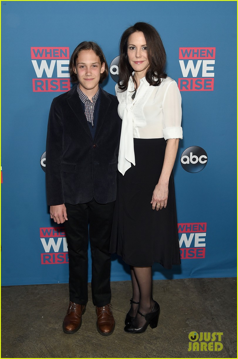 mary louise parker brings son william to when we rise nyc premiere 013864236