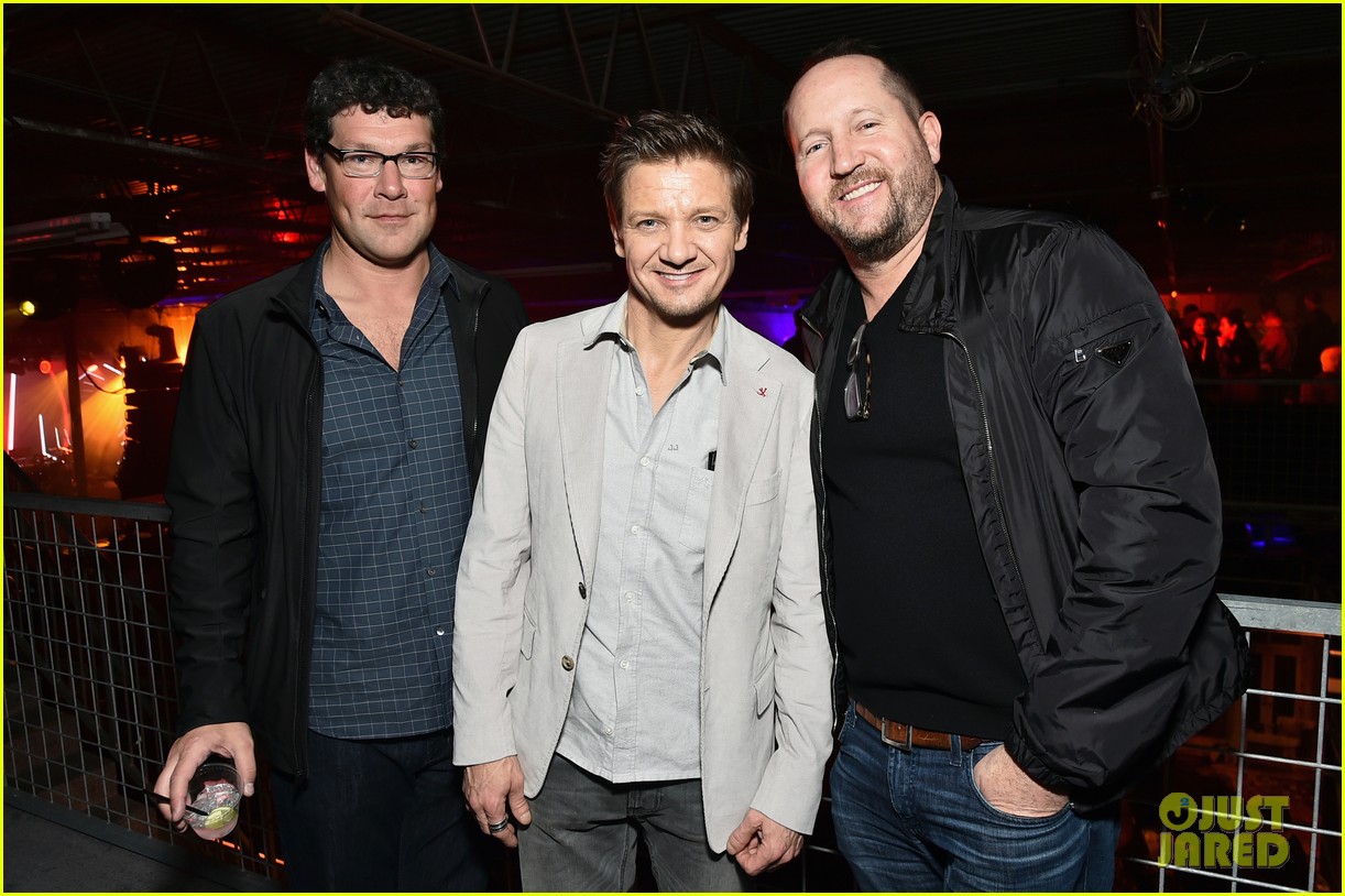 Jeremy Renner & Anthony Anderson Join NFL Pros at ESPN's PreSuper Bowl