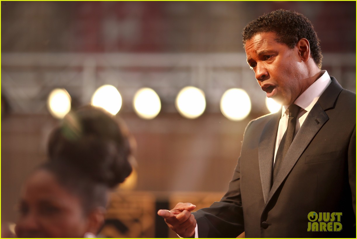 Denzel Washington Brings Wife Pauletta to Oscars 2017 Photo 3866698
